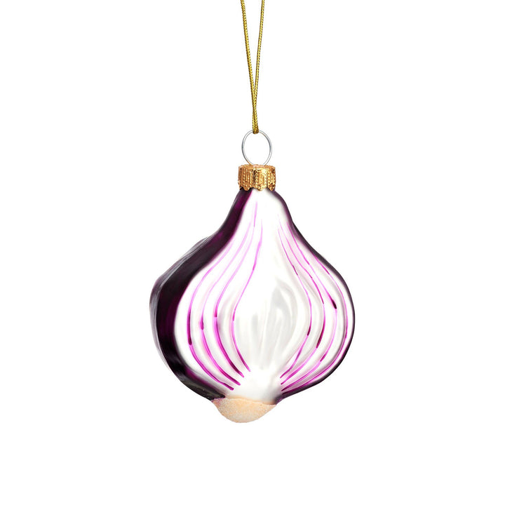 Cebolla colgante de cristal - Adorno Navidad