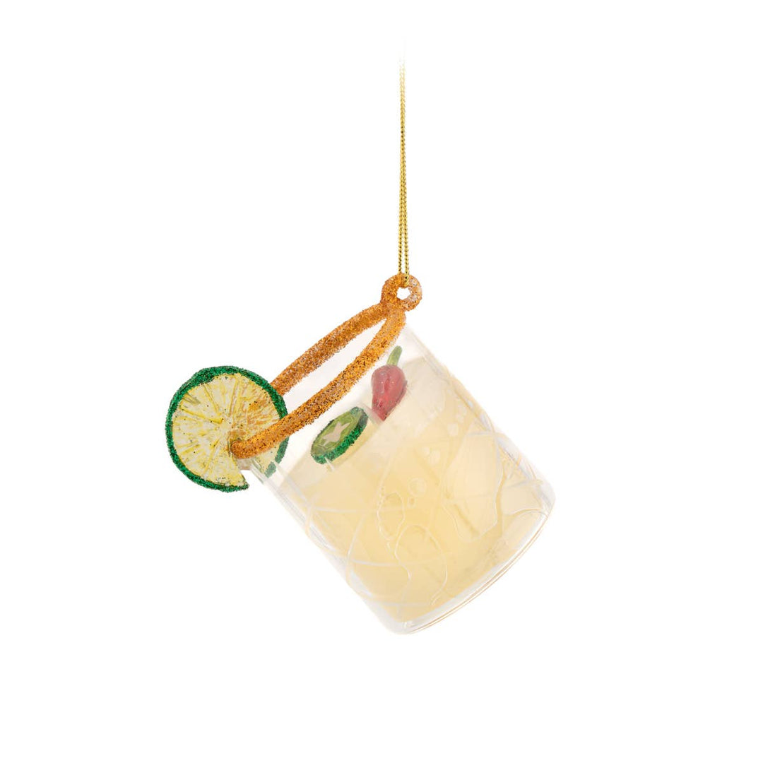 Margarita colgante de cristal - Adorno Navidad  | PREVENTA