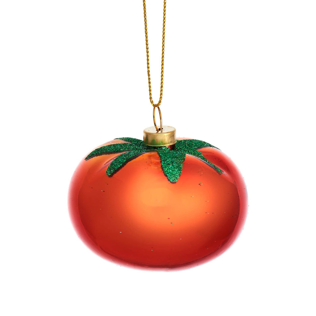 Tomate colgante de cristal - Adorno Navidad