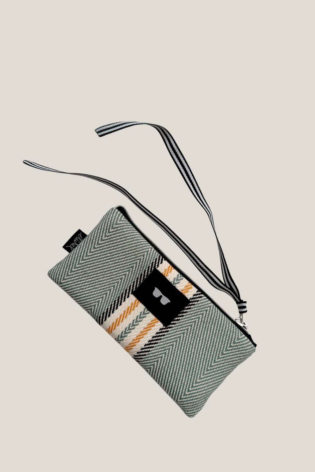 Funda de gafas sarga de burgos verde