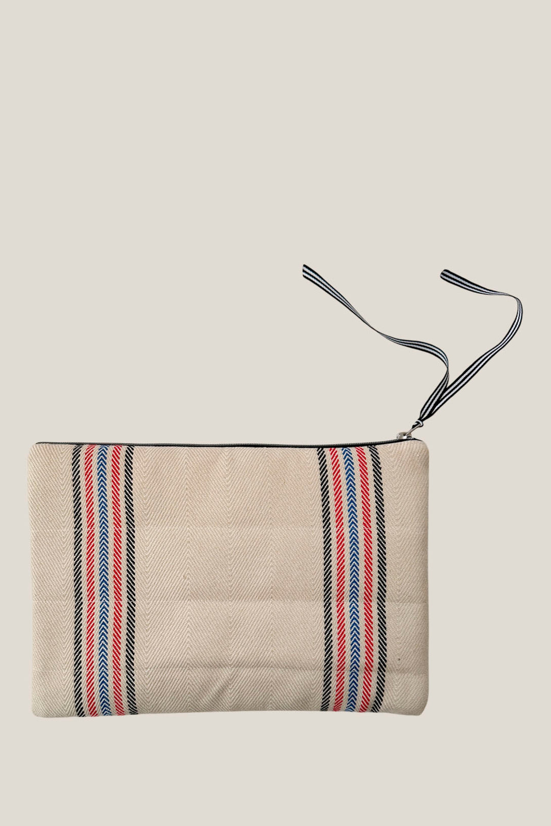 Funda de ordenador sarga de burgos crudo