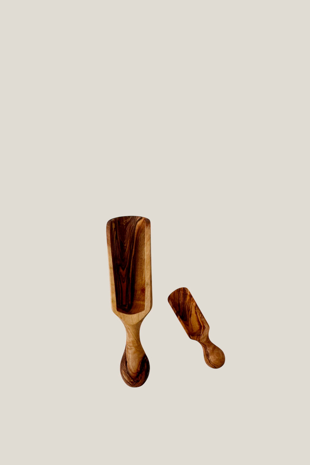 Palas de madera de olivo