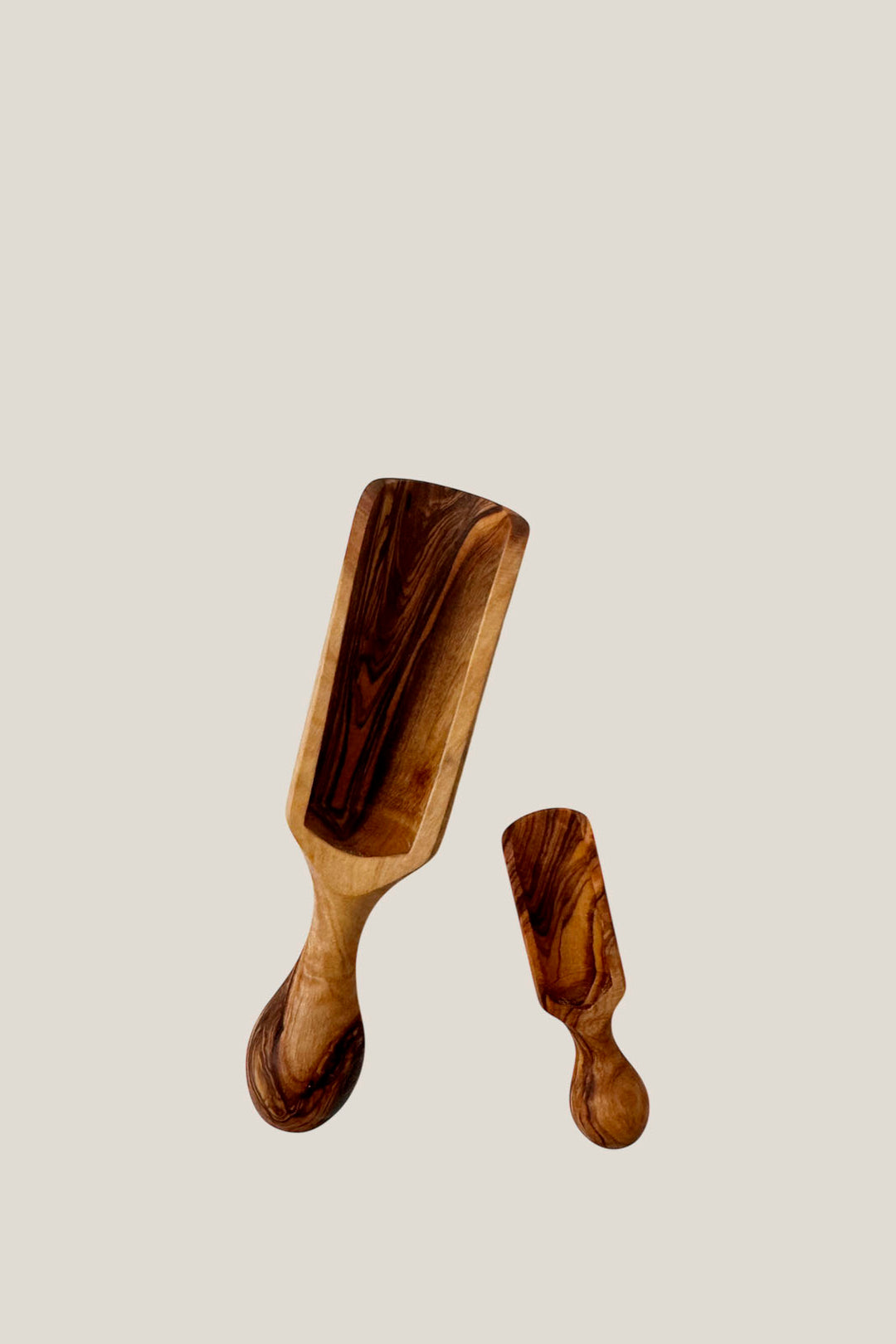 Palas de madera de olivo