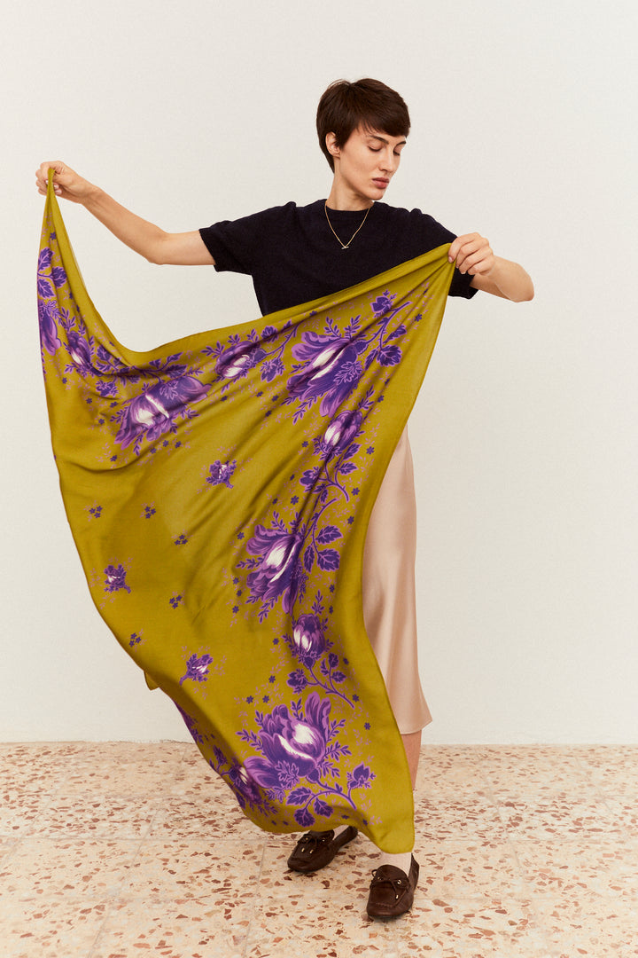 Pañuelo indiana gallarda morado