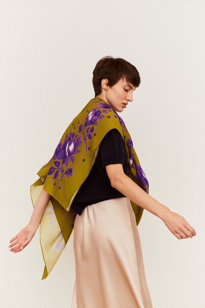 Pañuelo indiana gallarda morado