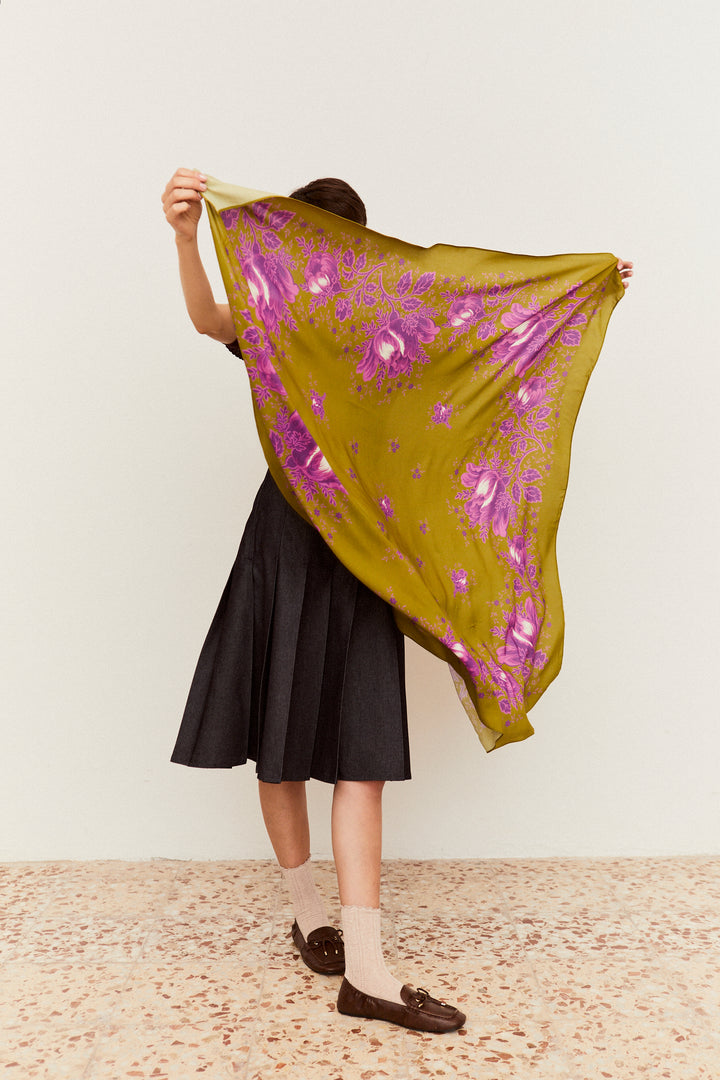 Pañuelo indiana gallarda violeta