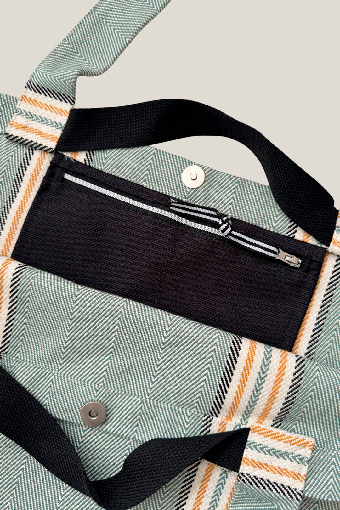 Bolso shopper maxi sarga de burgos verde