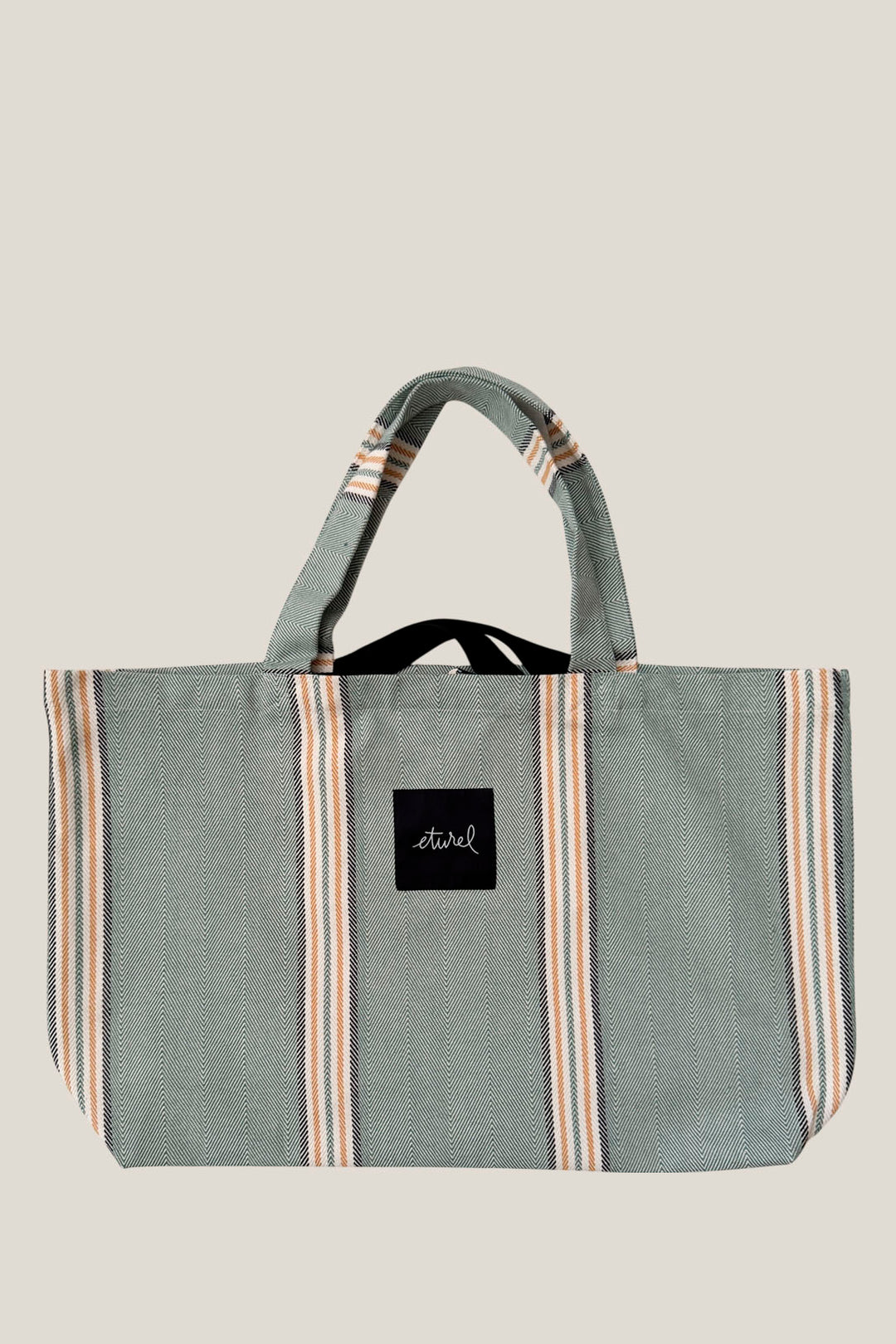 Bolso shopper maxi sarga de burgos verde
