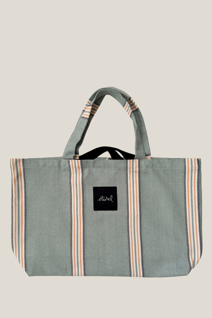 Bolso shopper maxi sarga de burgos verde
