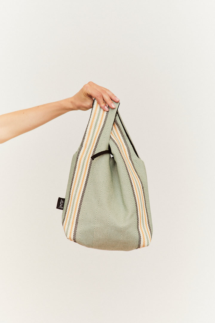 Bolso shopper mini sarga de burgos verde