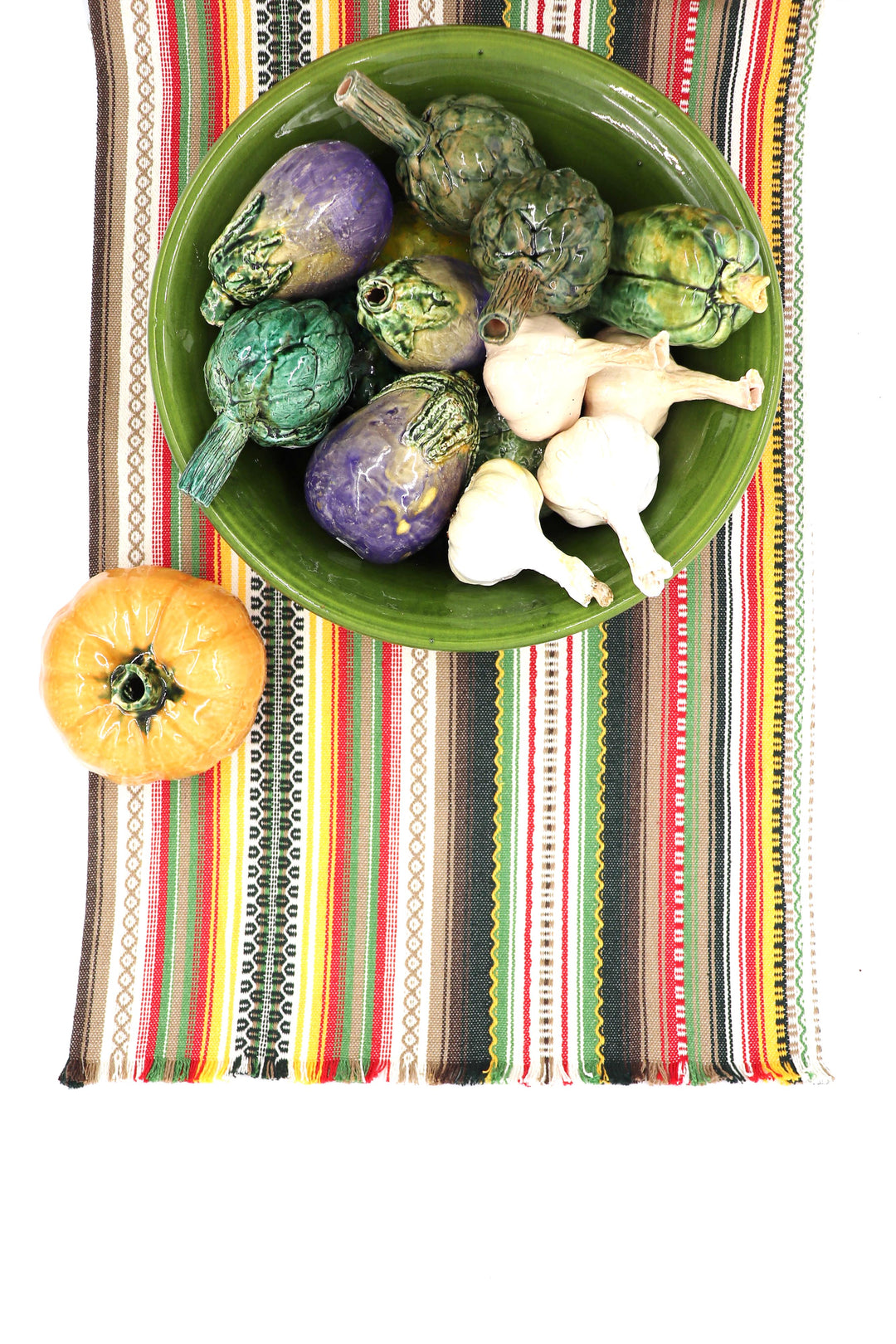 Camino de mesa alpujarra mix color composicion verduras